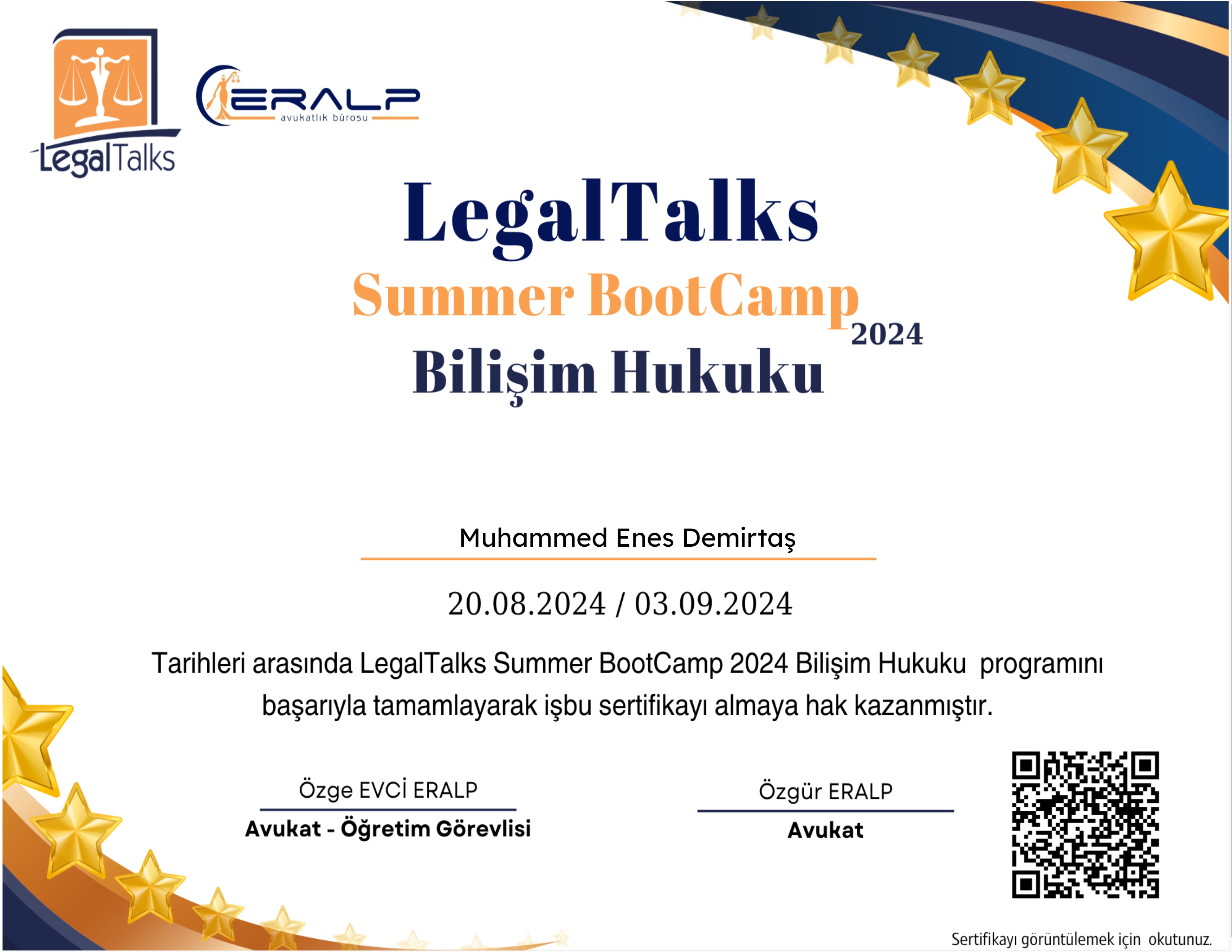 LegalTalks BootCamp Summer 2024 - Bilişim Hukuku