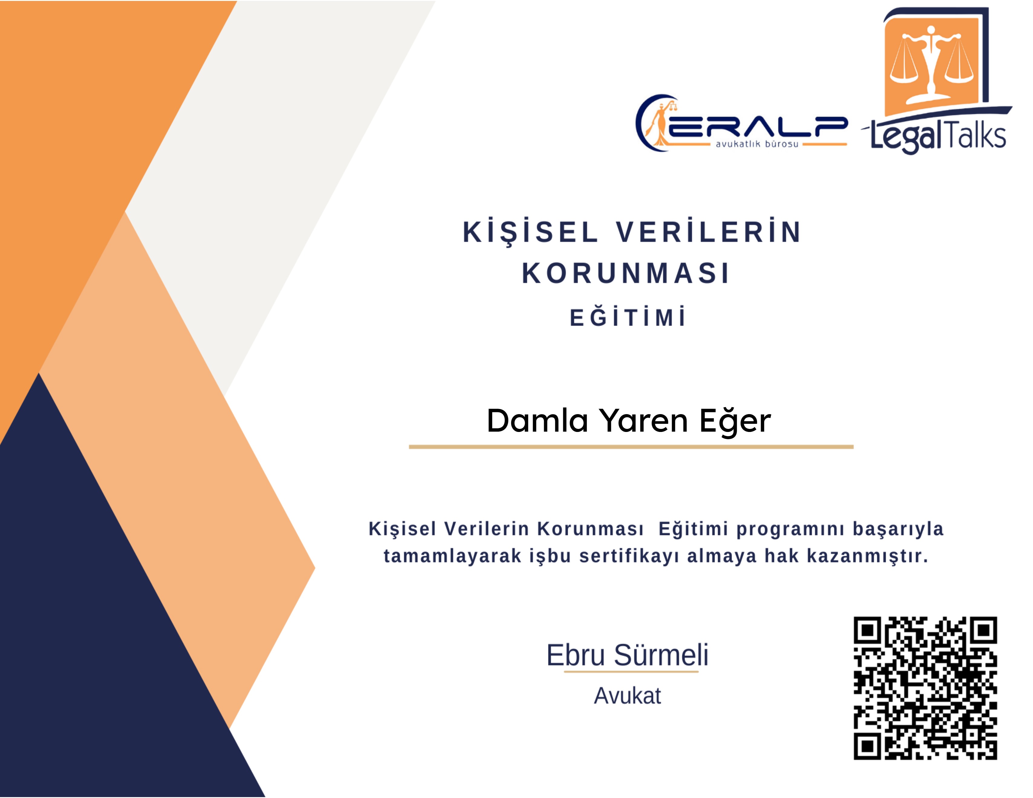 Kişisel Verilerin Korunması Hukuku Eğitimi